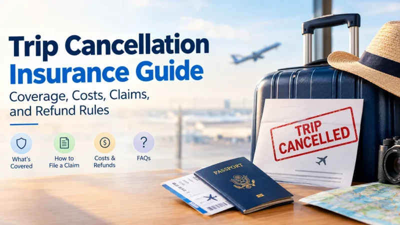 Trip Cancellation Insurance Guide: Coverage, Costs, Claims, and Refund Rules